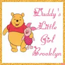Pooh And Piglet with Daddy's Little Girl Brooklyn 