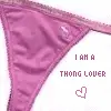 I am a thong lover