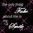 my fake smile
