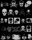 white skulls