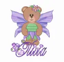 Olivia - Fairy Bear Purple
