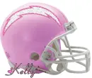 Chargers Helmet with Name