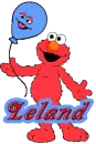 leland, elmo balloon