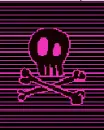 PINK PUNK SKULL LINES MUSIC
