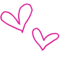 pink hearts