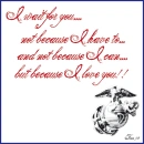 i wait for you usmc