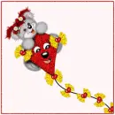 Bear On Kite
