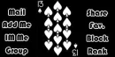 white spades