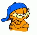 Garfield was up..