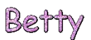 glittery betty