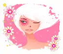 Pink Flowery Girl