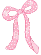 pink polka dotted ribbon