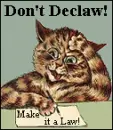 Don't declaw