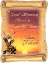 Good morning