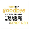 never say goodbye