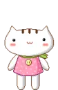 pink dress kitty