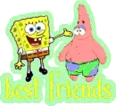 spong bob & patrick best friends