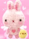 cute pink bunny