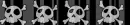 skulls with stripes