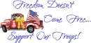freedom doesn't come free