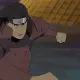 1st hokage punching the wind out of the 3th hokage