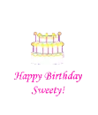 Happy Birthday sweety