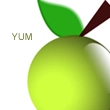 A yummy apple
