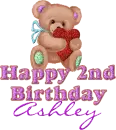 Happy 2nd Birthday Ashley