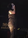 Manson blowing a kiss