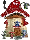 house with monsters
