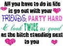 friends and party hard