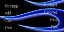 blue flames