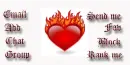 flaming heart