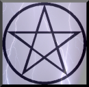 pentacle w/  lightening