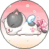 sleeping kitty