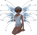 dark skin blue fairy
