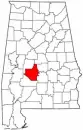 Selma Aalabama map