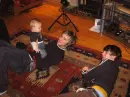 harry n doug playin with a baby