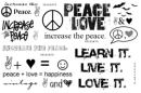peace love happiness ect..<3