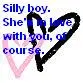 Silly boy