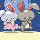 cute dancing bunnies