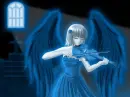 Blue Violinist Angel