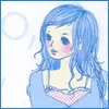 Pretty Girl With Blue Hair
