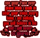 I will never be ignored
