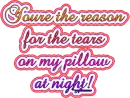 tears on my pillow