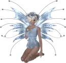 light skin blue fairy