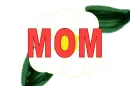Mom with flower