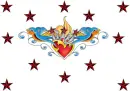 Sparrow With Crown And Nautical Stars