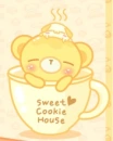bear in a tea cup