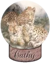 leopard cathy globe